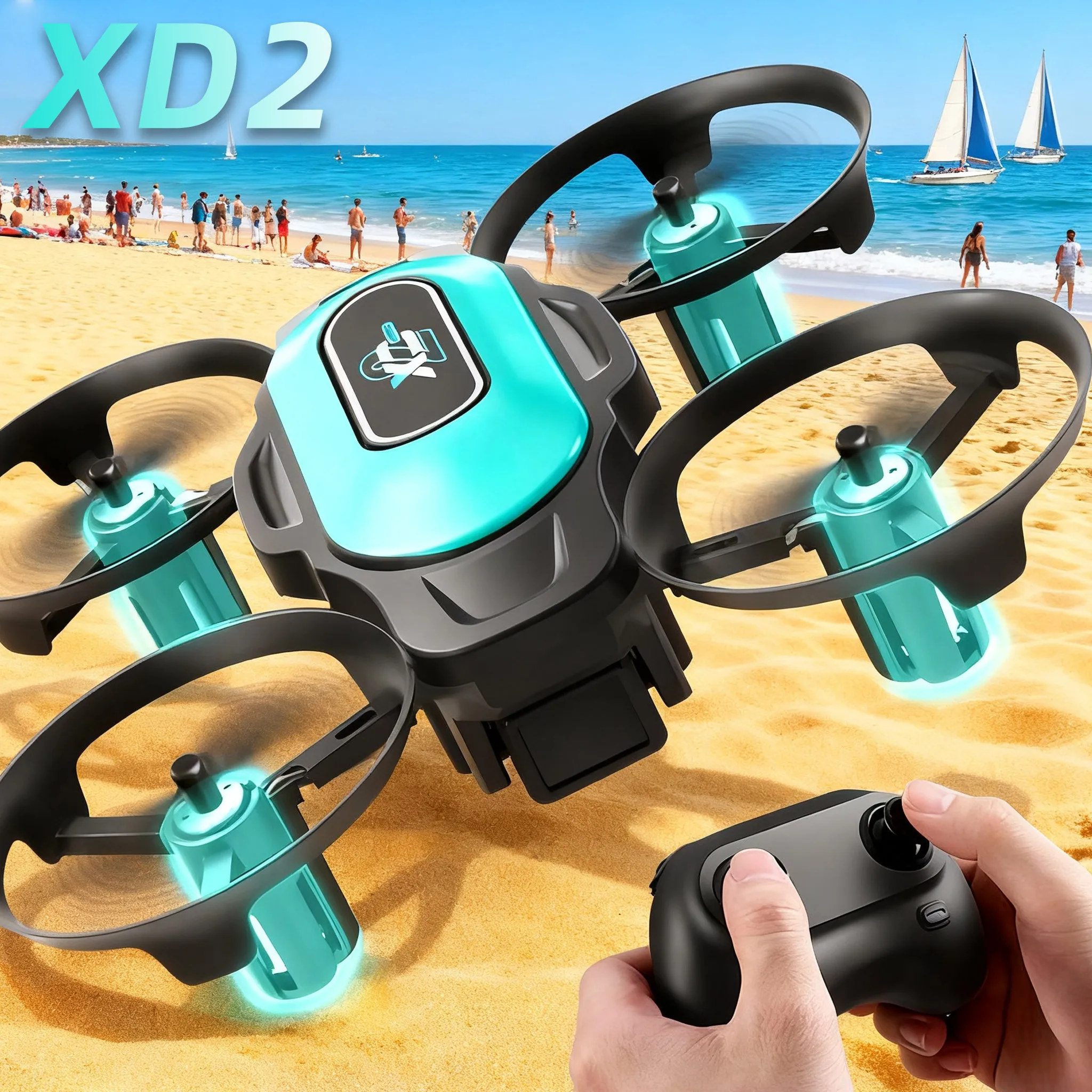 Drone Battery Case - XD2 Mini Drone, 360 ° Aksi