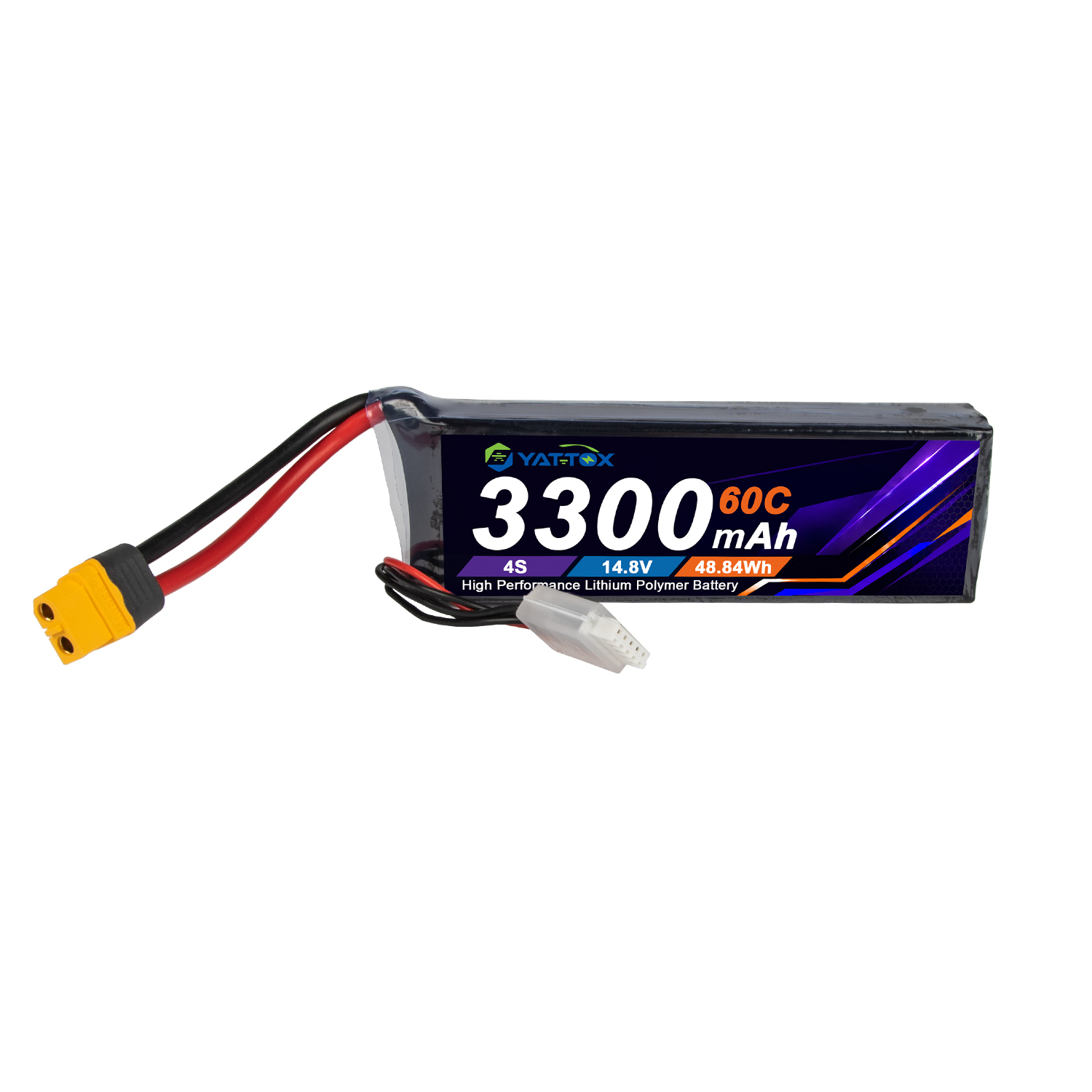 Drone Battery 4S - Baterai LiPo Yattox 4S 3300mAh 60C
