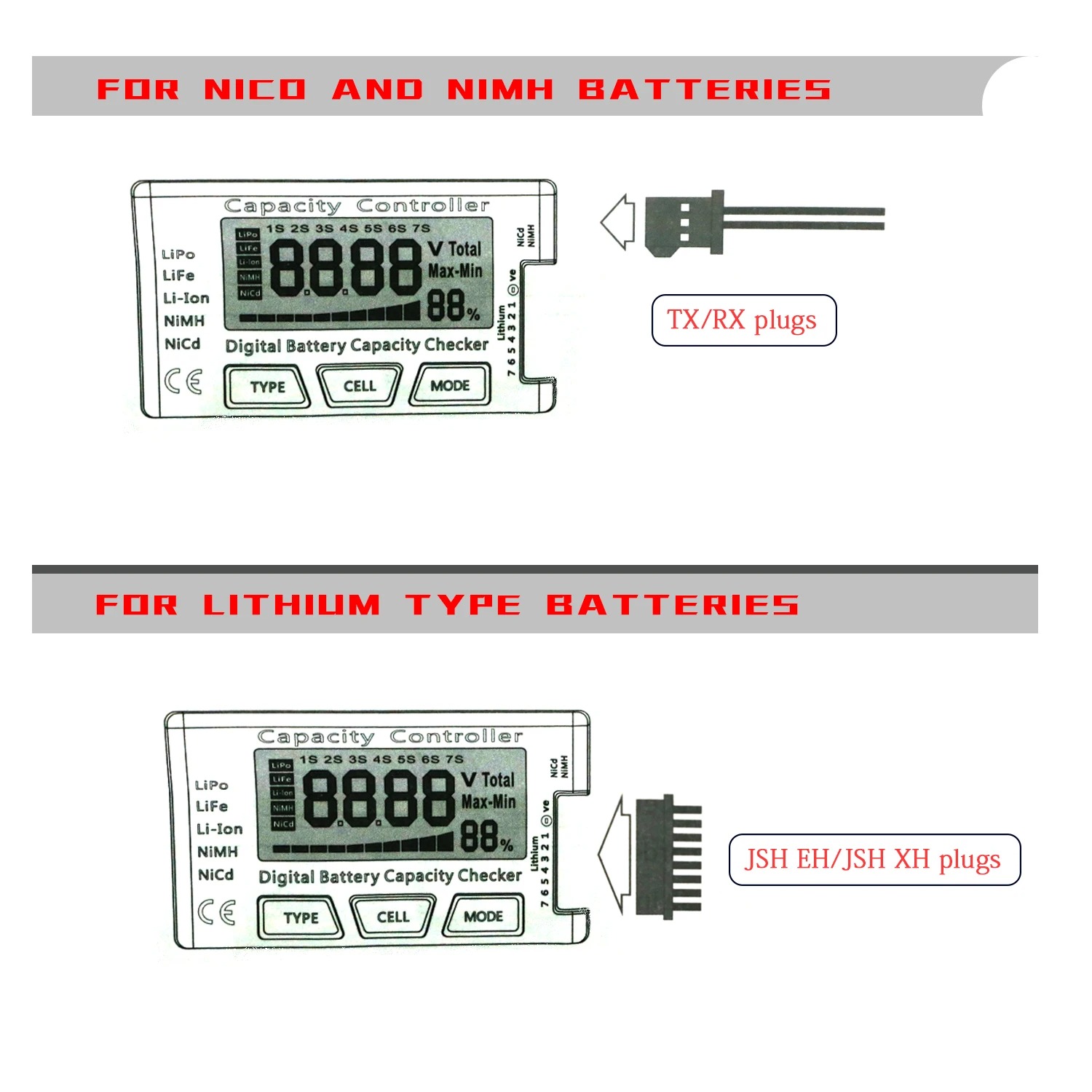 Drone Battery Alarm - RC Cellmeter 7 Penguji Kapasitas Baterai
