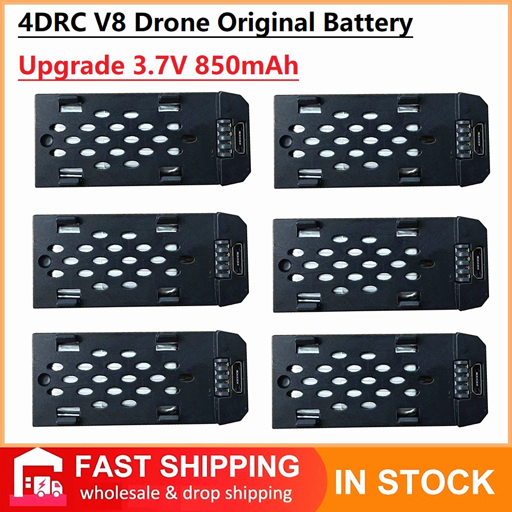 Drone Battery Lipo - Drone 4DRC V8 baterai asli 3.7V