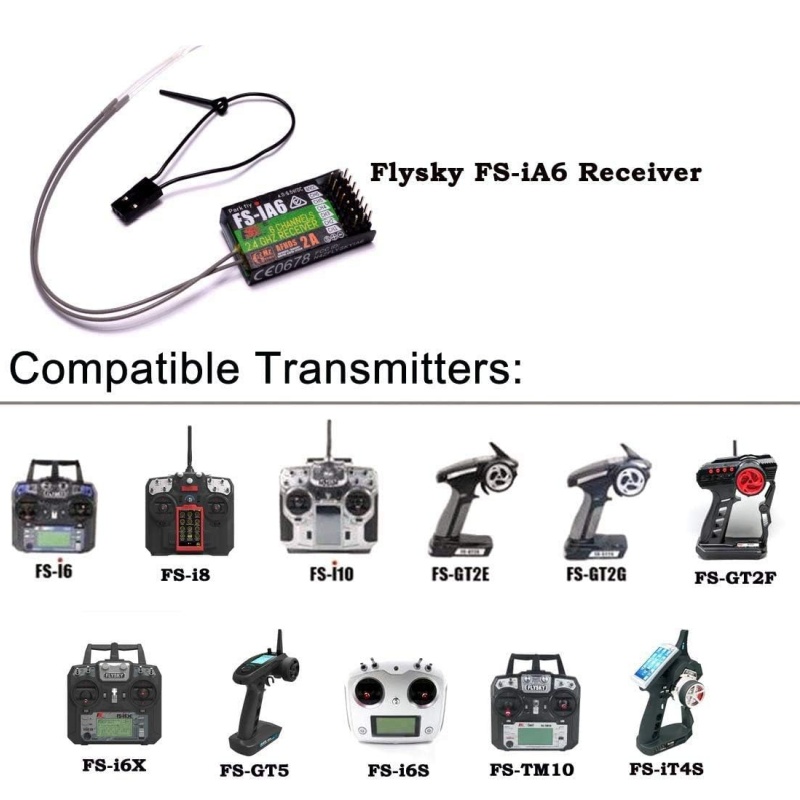 Flysky FS-IA6 Receiver 6CH Dua - Drone Battery Plate ulasan dan harga