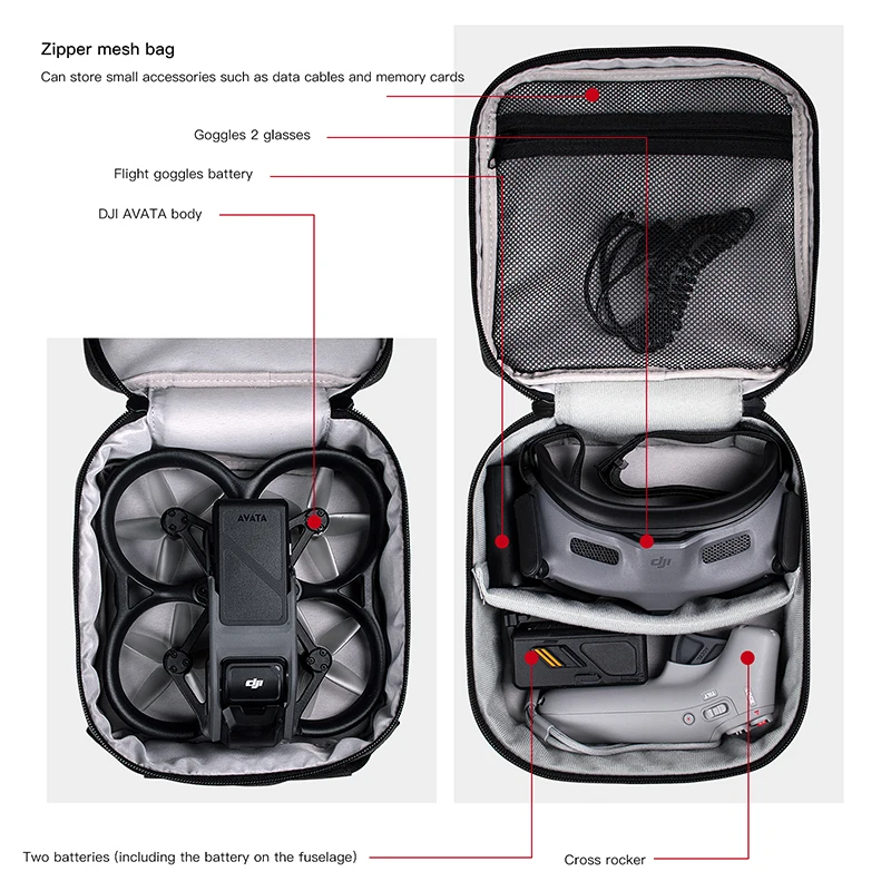 Casing Portabel Tas Tangan Rua - Drone Battery Bag ulasan dan harga