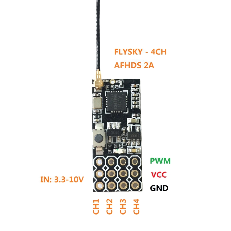 Flysky FS2A Penerima Mini 4CH  - Drone Battery Lipo ulasan dan harga