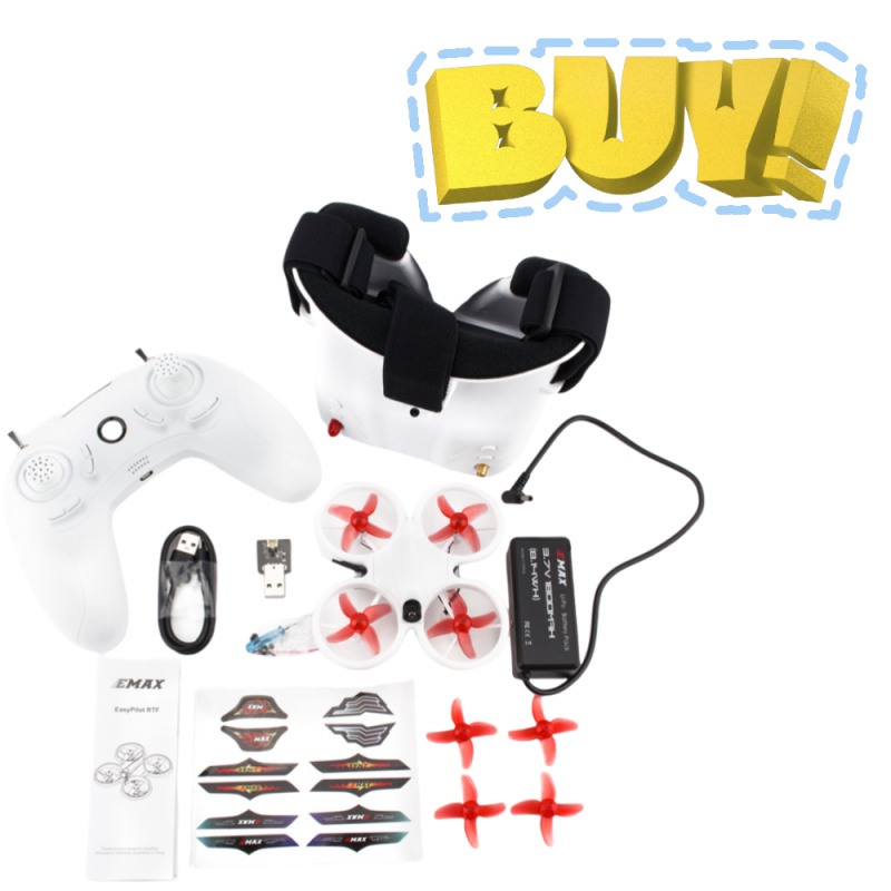 EMAX EZ Pilot 82MM Mini 5.8G D - Drone Battery 3S ulasan dan harga