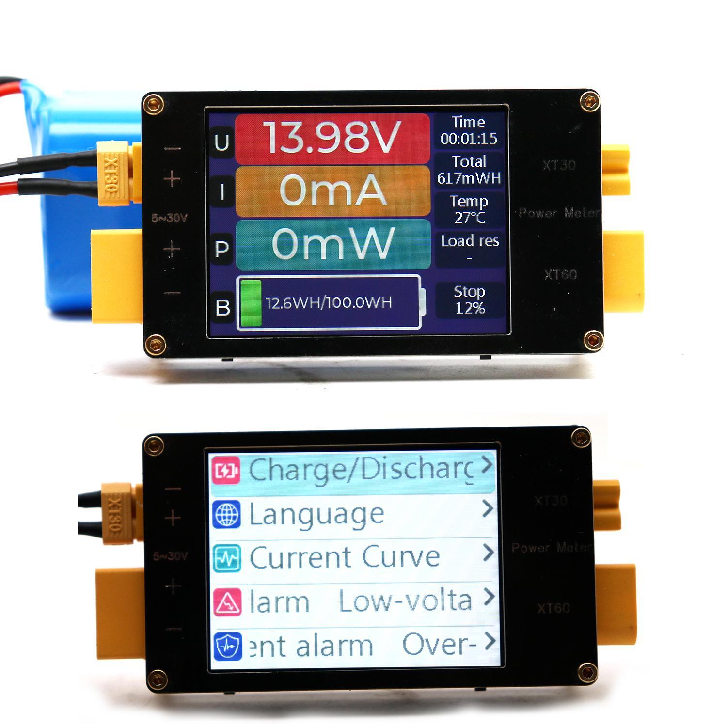 Meteran Daya Layar 2.4 Inci XT - Drone Battery Voltage Checker ulasan dan harga
