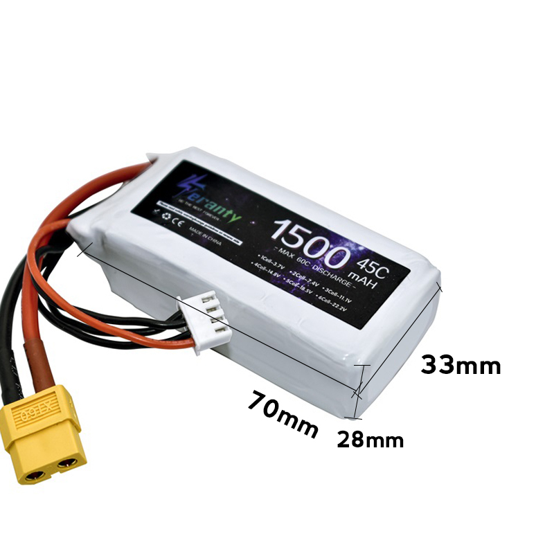 TERANTY 3S 45C 11.1V 1500Mah B - Drone Battery 3S ulasan dan harga