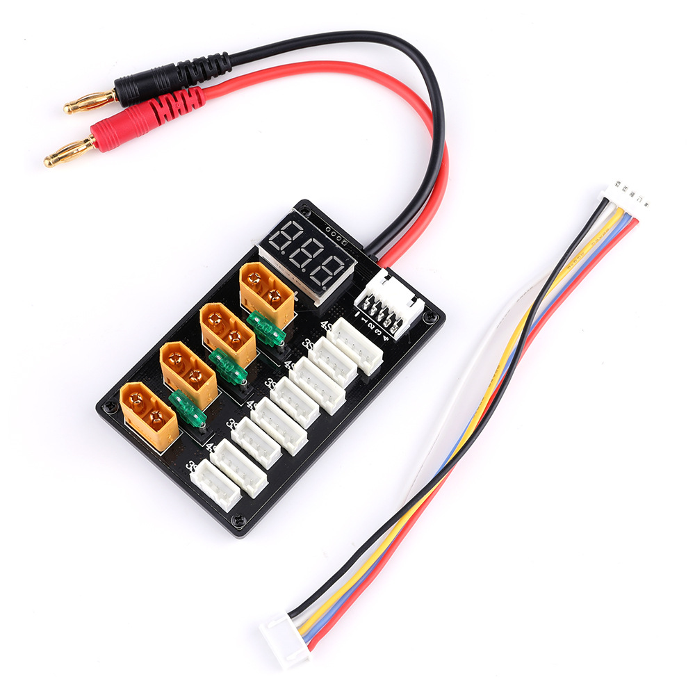XT60 Plug 3S 4S Lipo Baterai P - Drone Battery Parallel Board ulasan dan harga