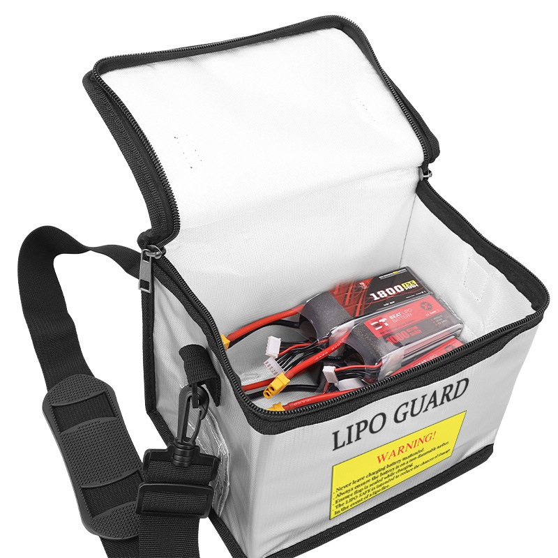 Lipo tas pengaman baterai port - Drone Battery Bag ulasan dan harga