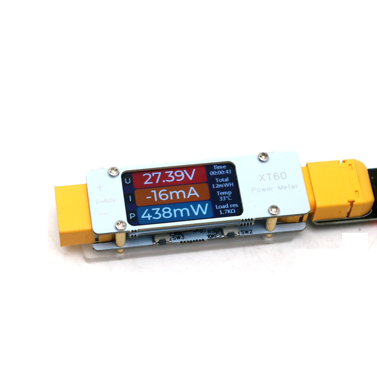 64A DC XT60 Power Meter Penguk - Drone Battery Voltage Checker ulasan dan harga