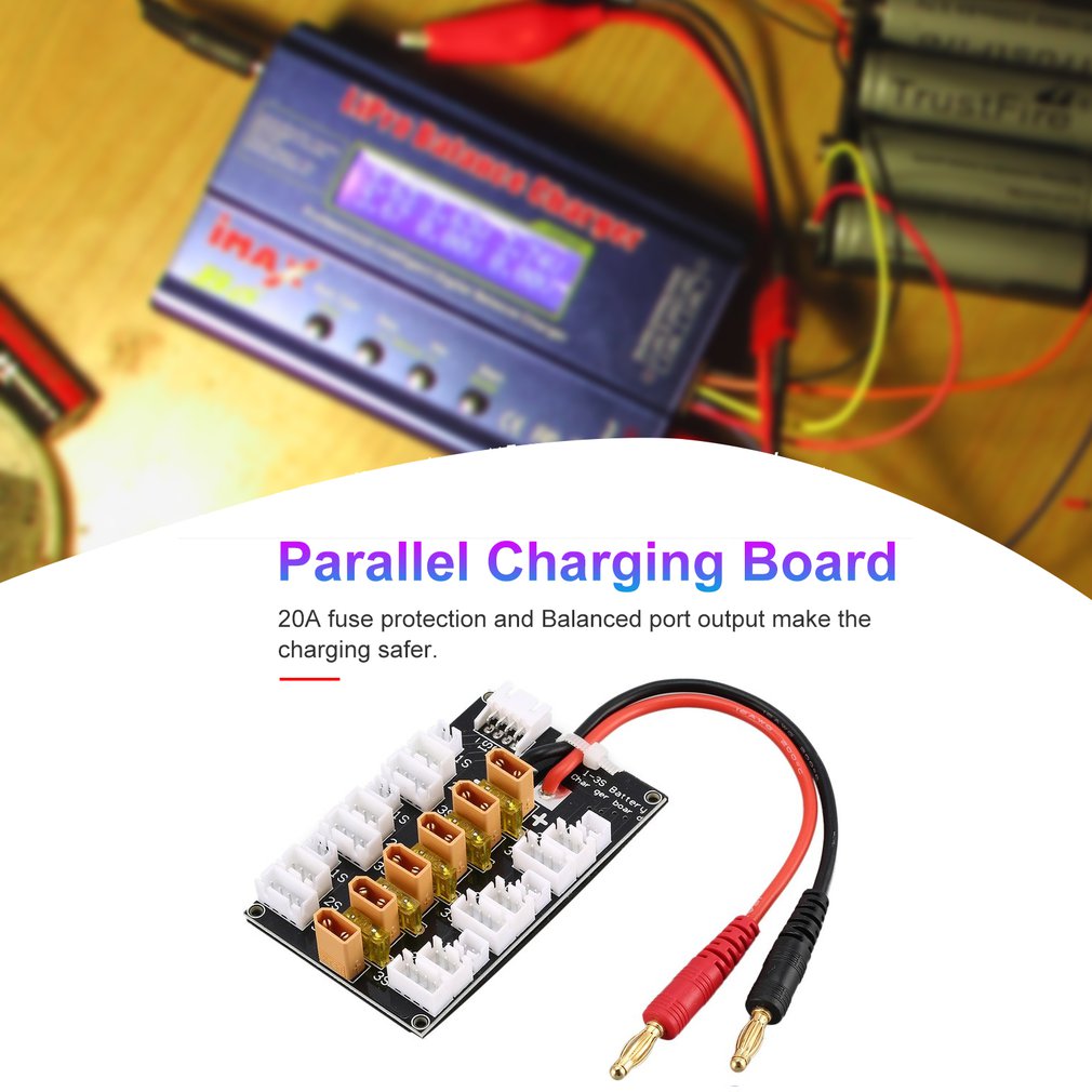 Papan pengisi daya paralel bat - Drone Battery Parallel Board ulasan dan harga